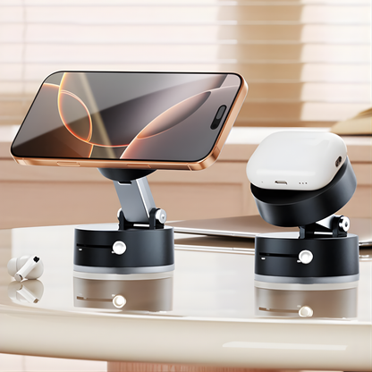 Soporte Magnetico NEGRO Con Ventosa