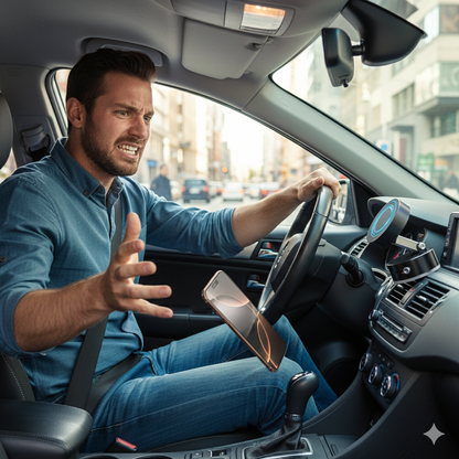 Soporte Magnetico NEGRO Con Ventosa